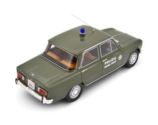 Alfa Romeo Giulia Super 1969 Polizia S.Volante VERDE MILITARE Laudoracing 1:18 Resinemodell (Türen, Motorhaube... nicht zu öffnen!)